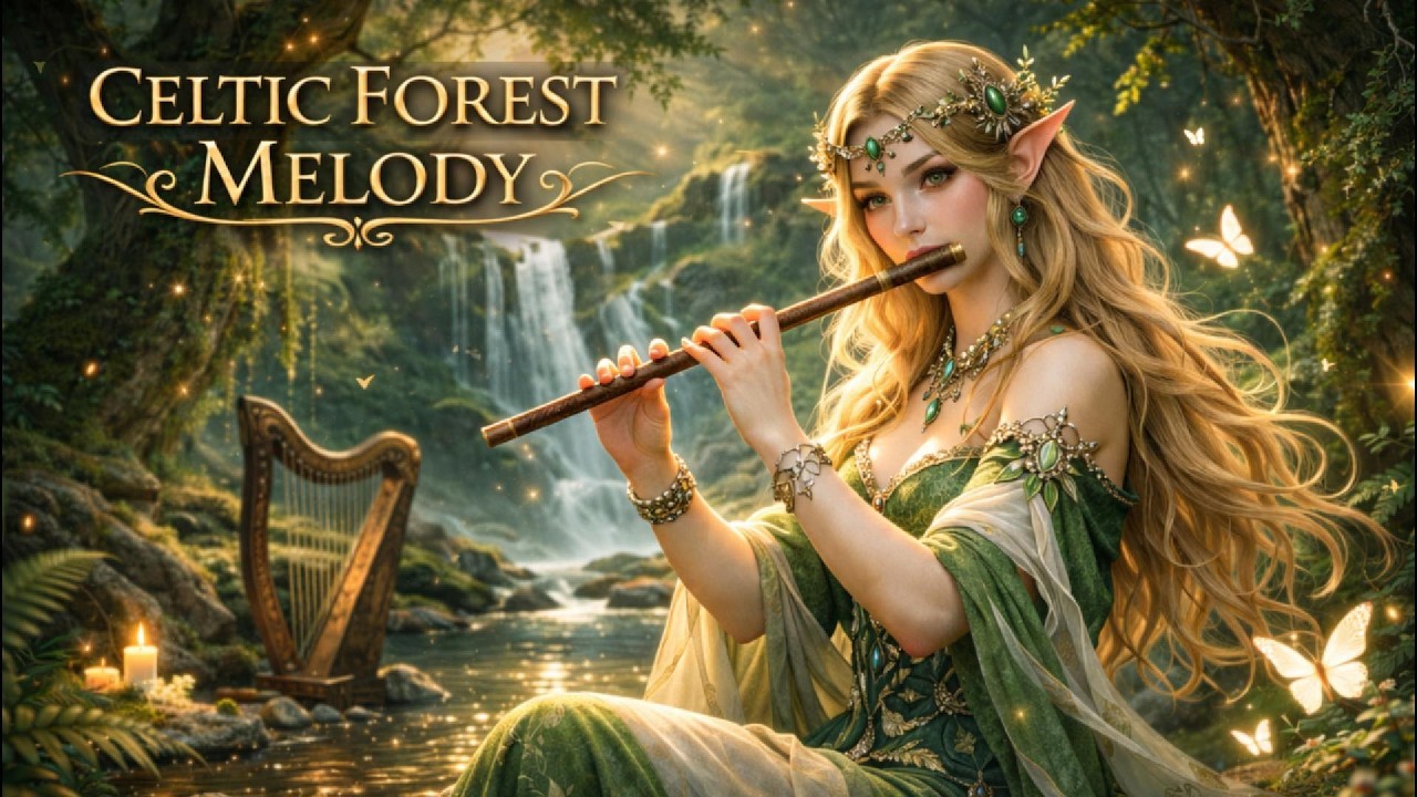 You Will Instantly Relax for Work & Study – Celtic Fantasy Flute Forest Music