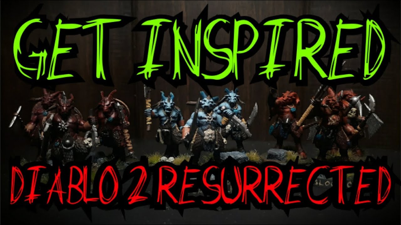 Diablo 2 inspired miniature painting