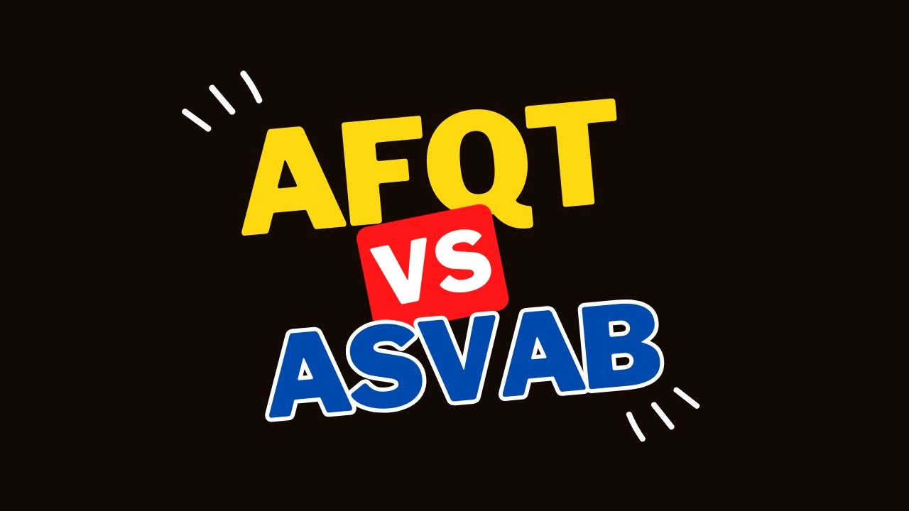 Differences Between ASVAB and AFQT Explained!