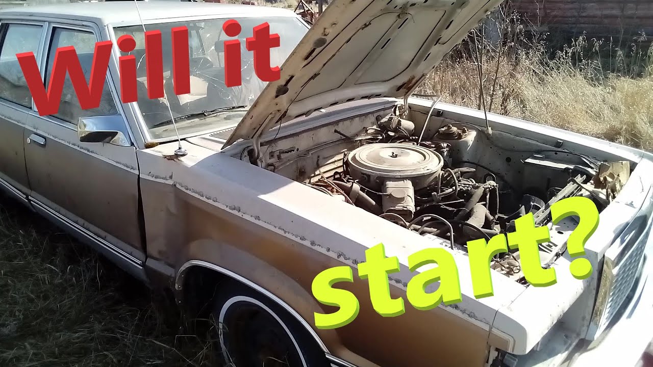 Ford Granada first start in 8 years