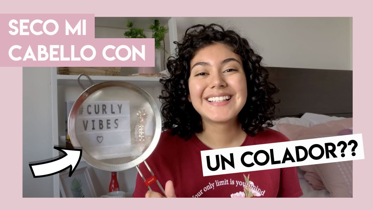 ¿RIZOS DEFINIDOS CON UN COLADOR?