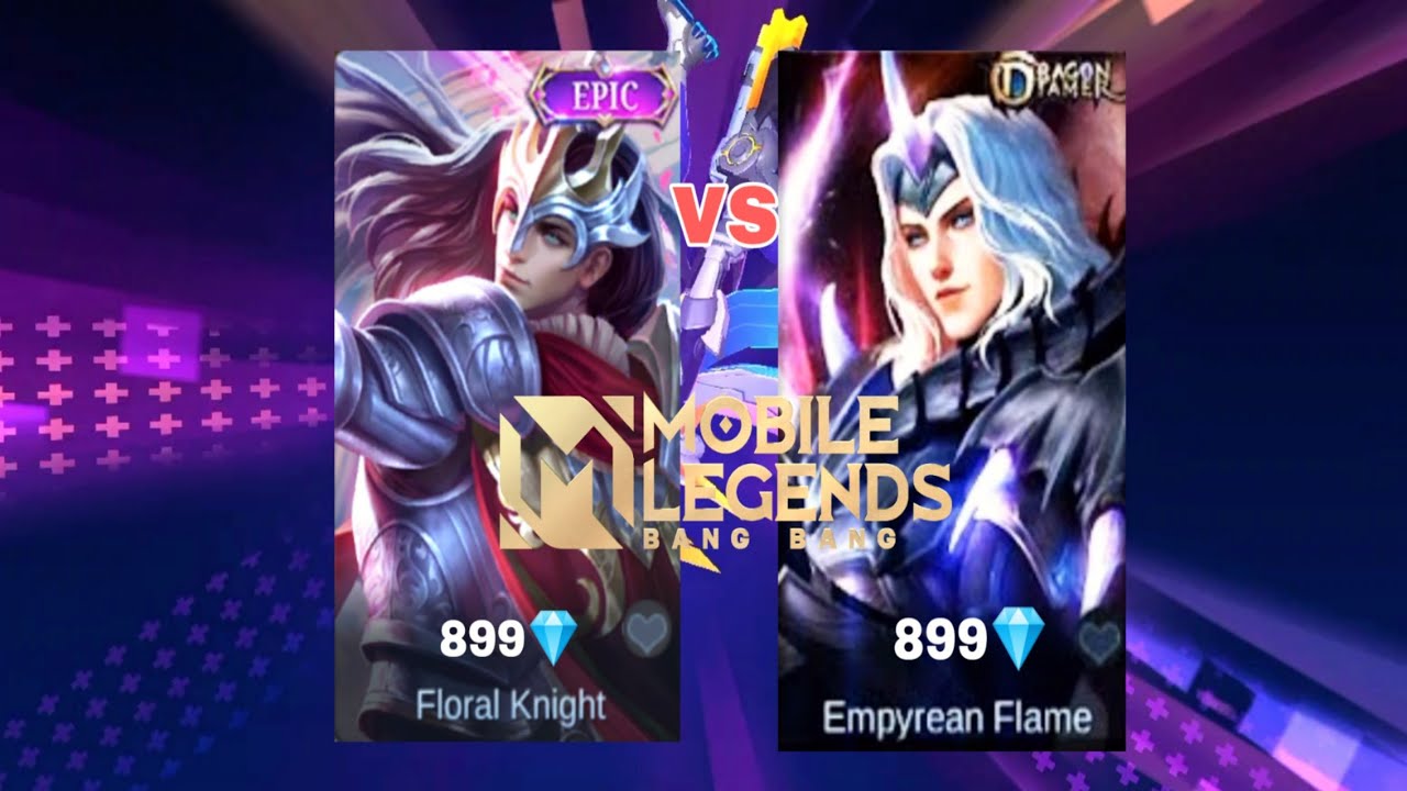 COMPARED SKIN LANCELOT DRAGON TAMER VS EPIC Manakah skin Yang lebih bagus?