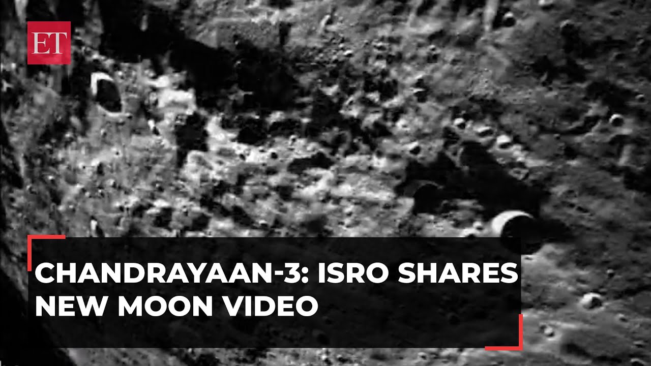 Chandrayaan-3: ISRO releases latest visuals of the moon