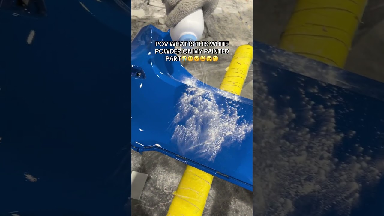 DON&rsquo;T STRESS, we apply baby powder to prevent foam marks on your freshly painted part. 🙏