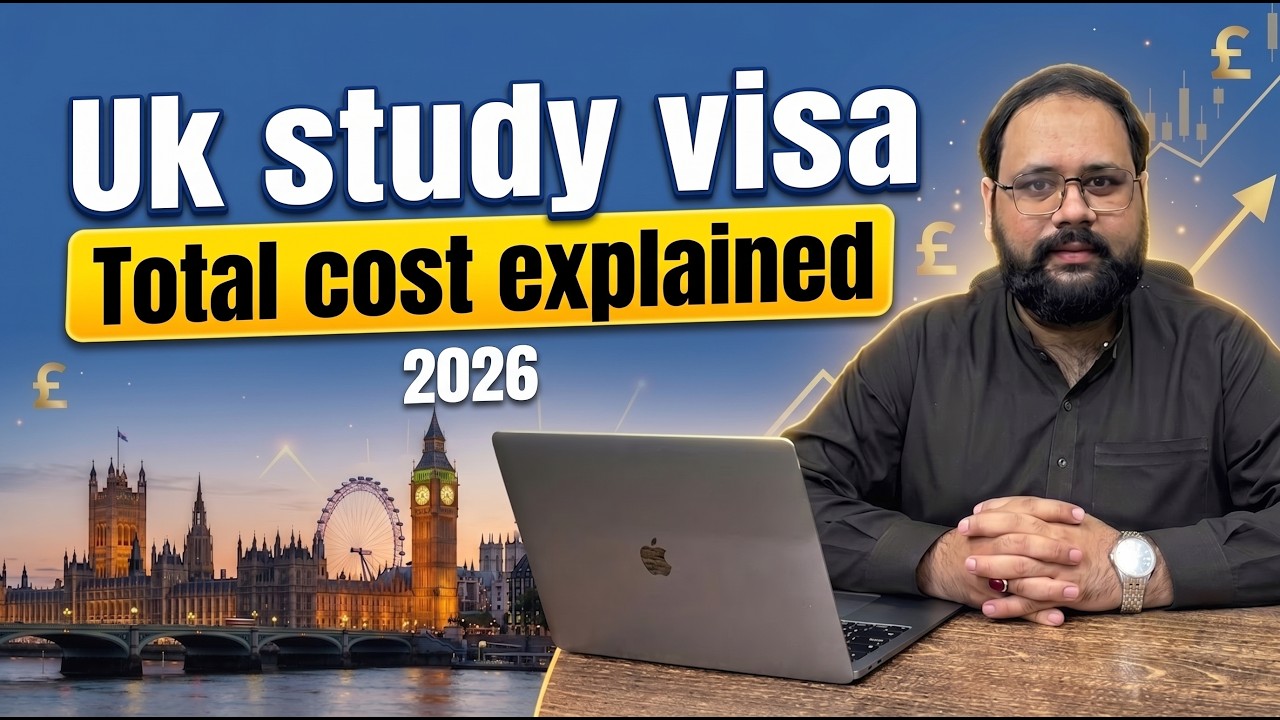 UK Study Visa Cost in 2026 🇬🇧 | Application Fee, IHS & Bank Statement Explained!