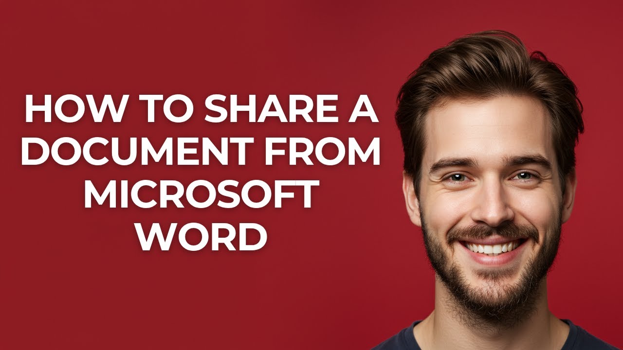 How to Share a Document From Microsoft Word - GUIDE!