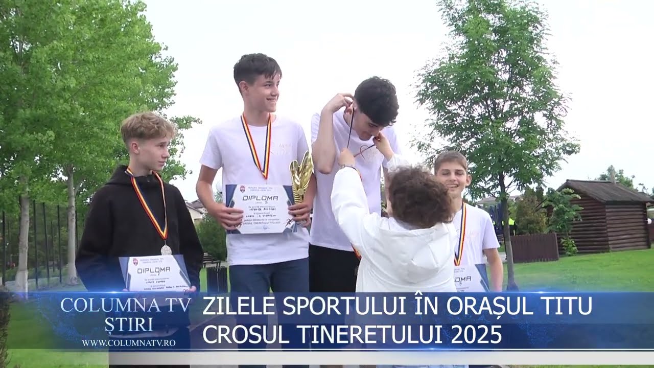 ZILELE SPORTULUI ÎN ORAȘUL TITU - CROSUL TINERETULUI