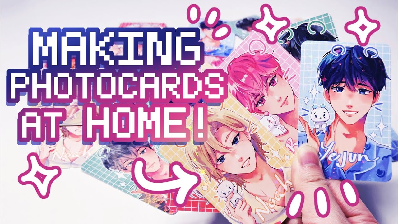 Let's Try Making PHOTOCARDS at Home!✨