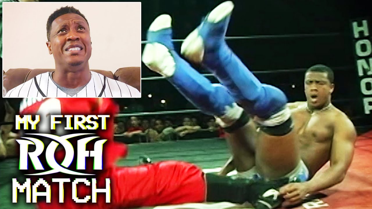 Caprice Coleman Reacts to His First ROH Match!