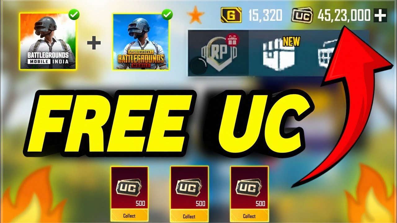 🔴 𝗙𝗥𝗘𝗘 1200 𝗨𝗖 ✅ Free UC In Bgmi / How To Get FREE UC In Bgmi ( Bgmi Free UC )