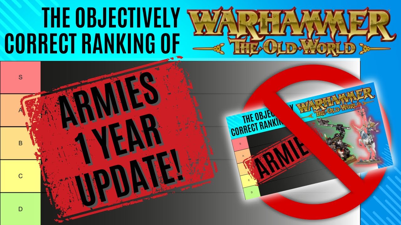 🔴 2025 UPDATE! Ranking the BEST and WORST Old World Armies with SBOT 2 Finalist @King_Pash 🔴