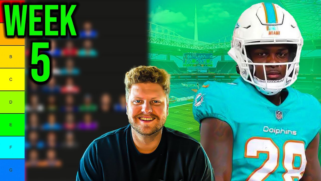 Top 30 Running Back Rankings For Week 5 Fantasy Football