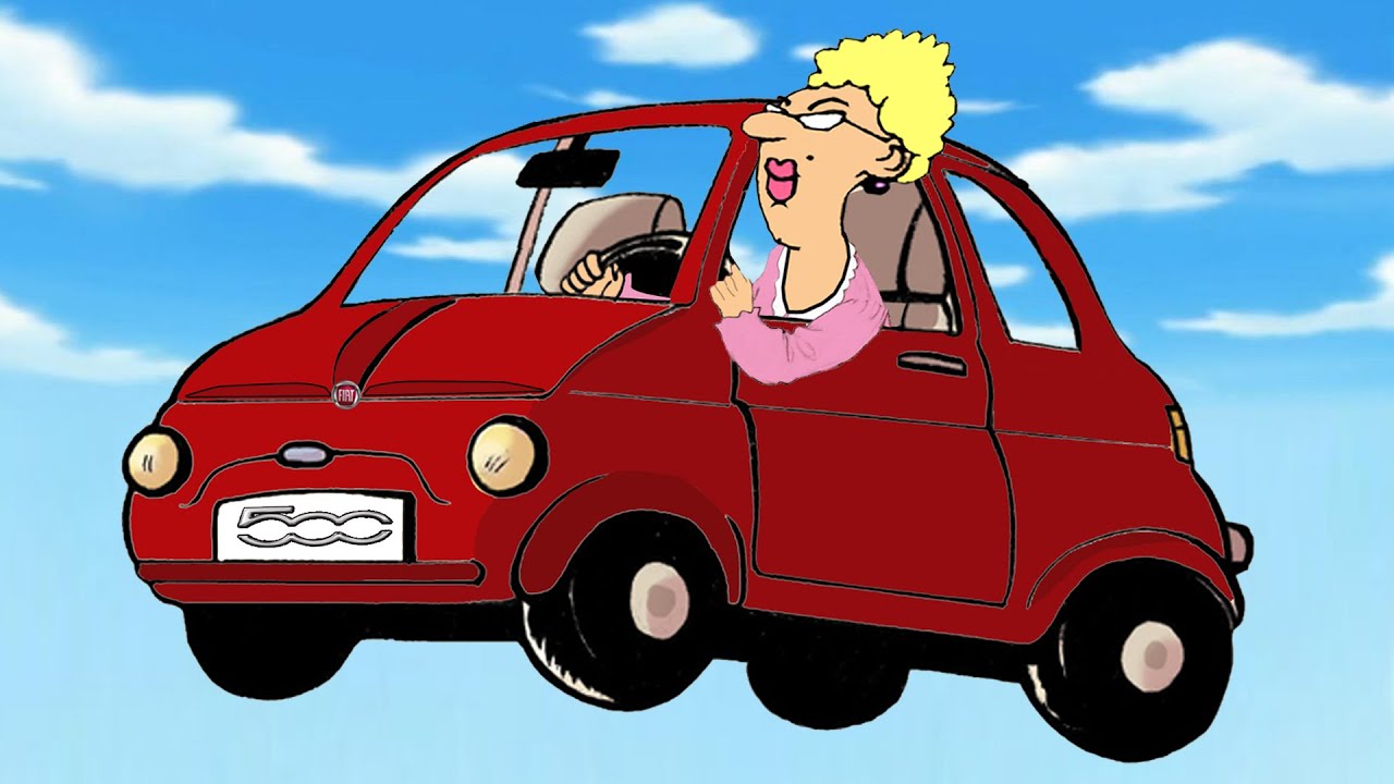 😂🚗 Fiat 500 الأستاذة شرات