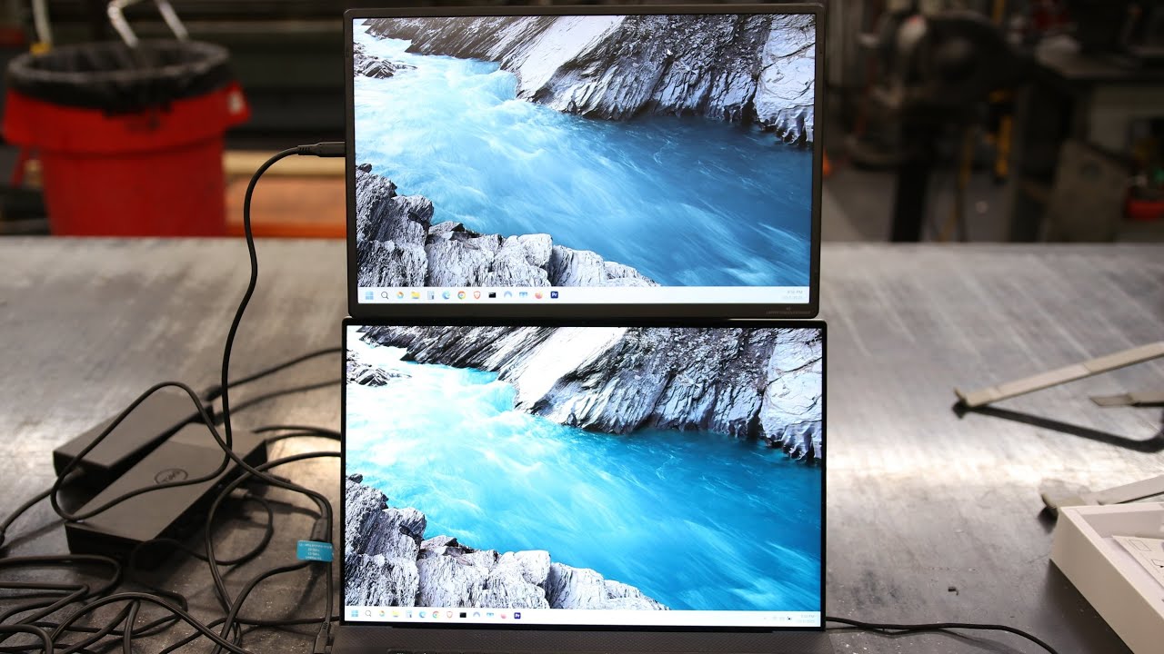 domyfan 16,1'' Laptop Screen Extender, obrotowy, odłączany stojak 360&deg;/obsługa VESA, FHD 1200P IPS