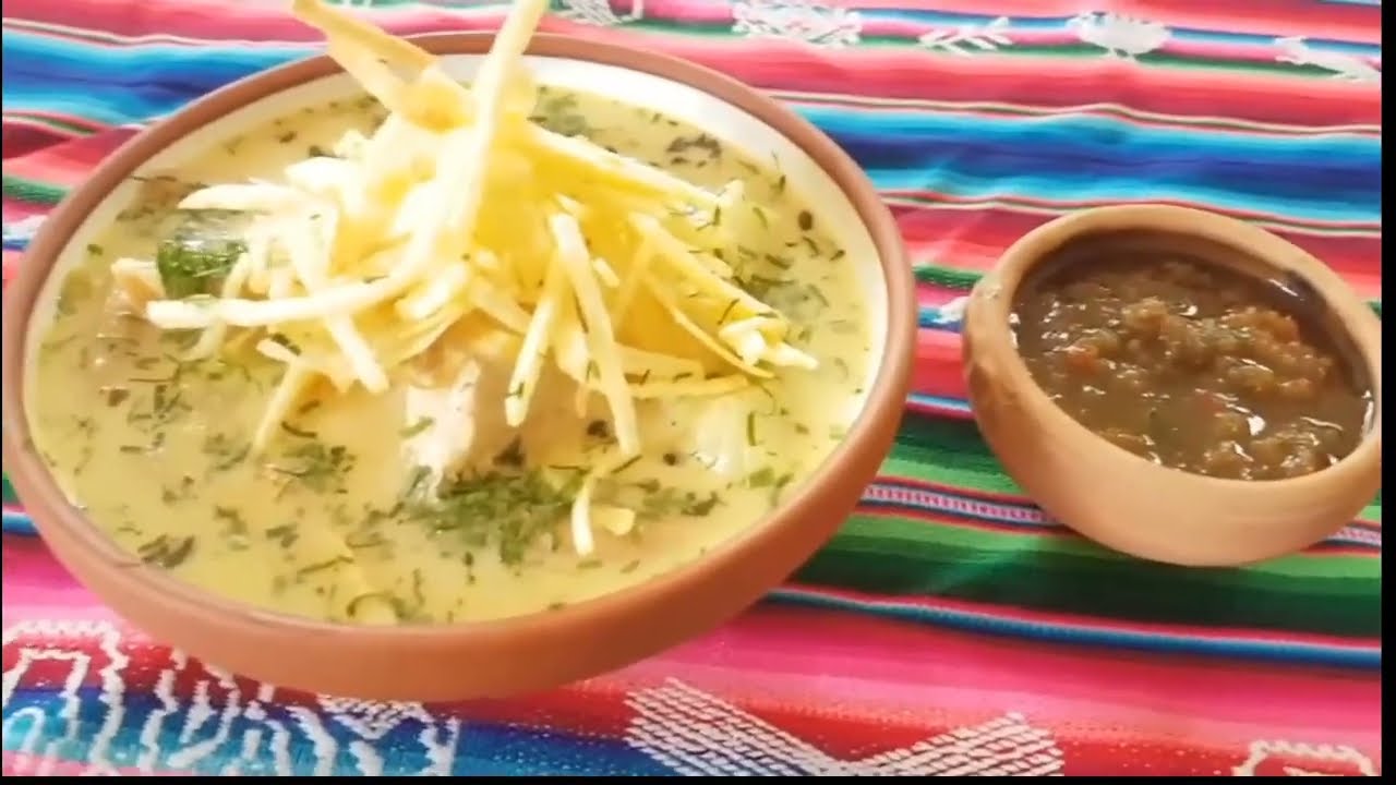 SOPA DE MANÍ - PLATO BANDERA DE BOLIVIA 🇧🇴