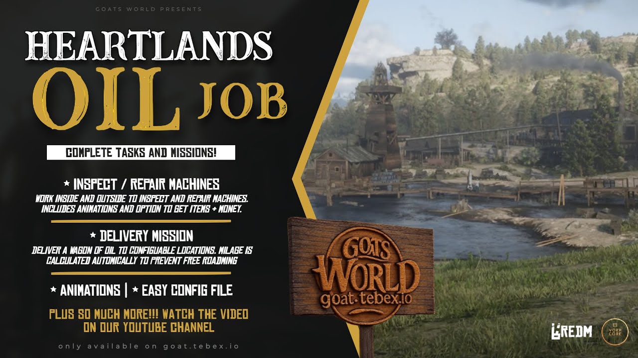 [RedM Script] Heartlands Oil Job