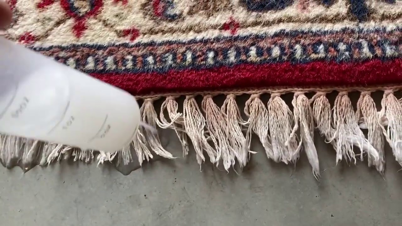 Dye Bleed Repair on Oriental Rug