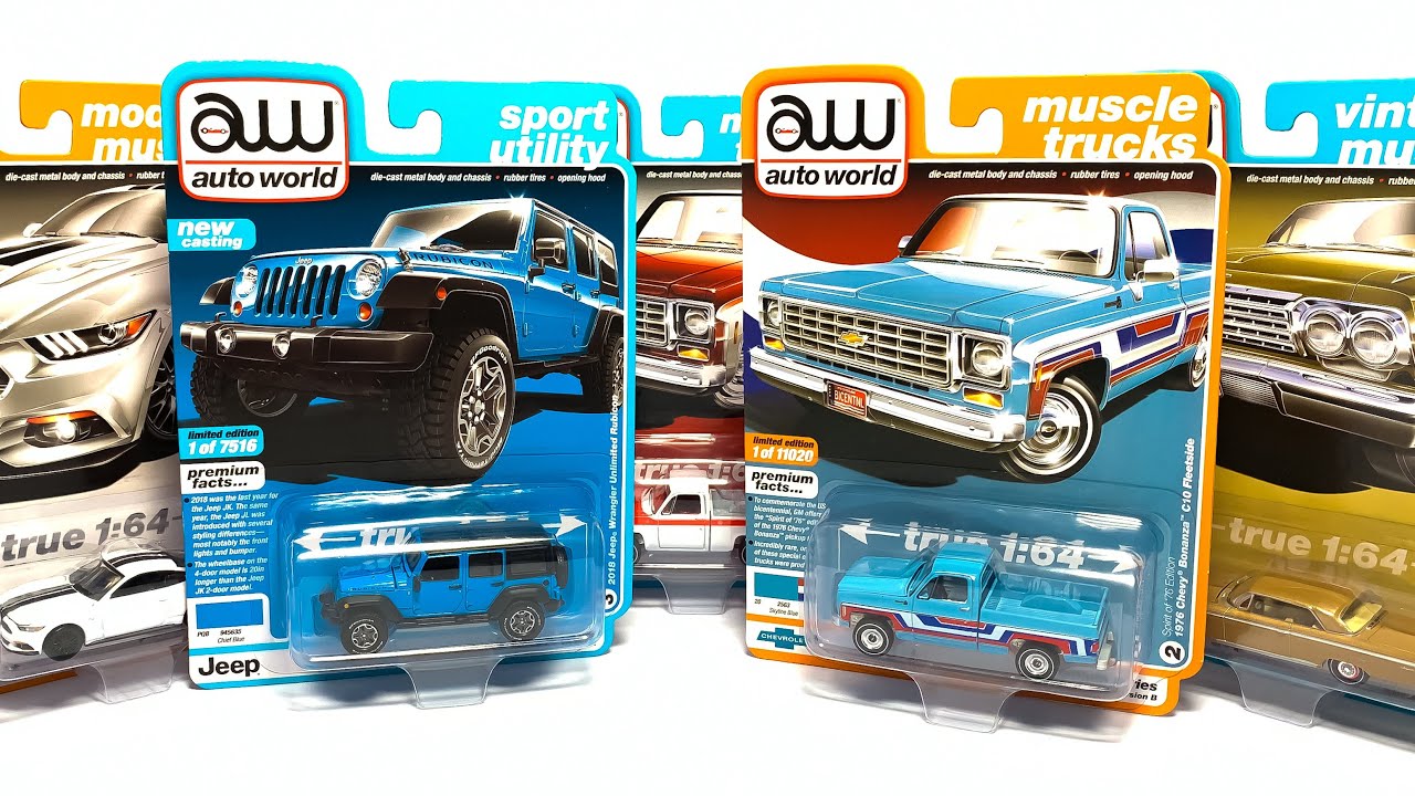 Lamley Preview: Brand-new Auto World 2020 Premium Release 1 w/ New Squarebody & Jeep!