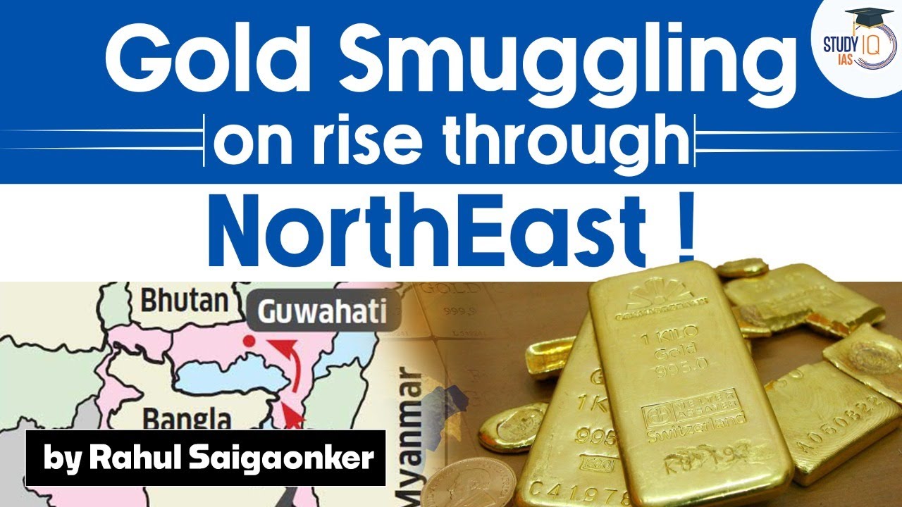 DRI released Smuggling in India report 2022. Gold smuggling on rise | UPSC IAS | StudyIQ