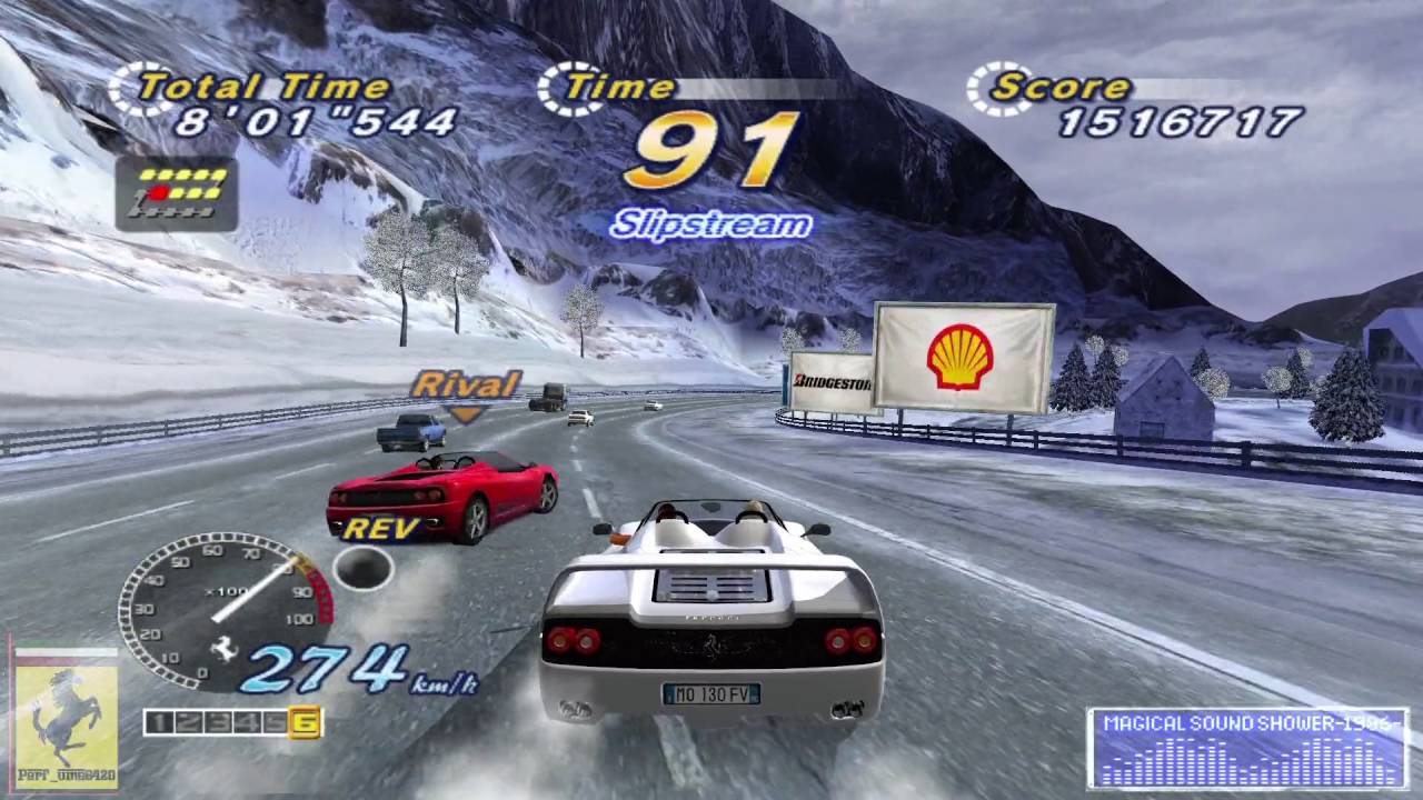 OUTRUN2006 C2C outrun2SP SEGA Ferarri F50 セガ アウトラン 15continuous 1080p 60fps