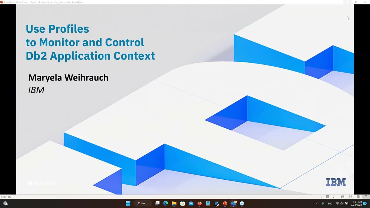 The DB2Night Show Episode #Z135: Use Profiles to Monitor and Control Db2 Application Context