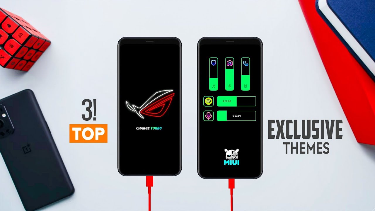 Top 3 MIUI 12 Premium Exclusive Bold Themes | New THEMES | Special PRO Features Ui Themes MIUI 12🔥