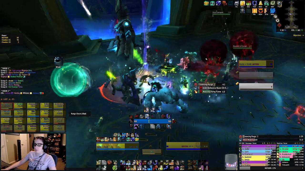 Uldir - Mythic MOTHER - LA First Kill  |  Enhancement Shaman PoV