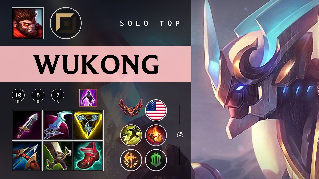 Wukong Top vs Fiora - NA Grandmaster Patch 26.04