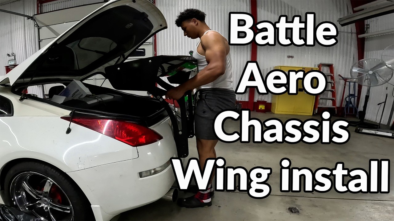 Step-by-Step Guide: Installing the Battle Aero Chassis Wing on My 350Z!