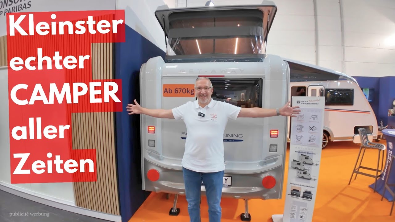 1,6m! KLEINSTER CAMPER aller ZEITEN! Easy Caravanning Getaway Ultraschmaler Camper Wohnmobil Ersatz