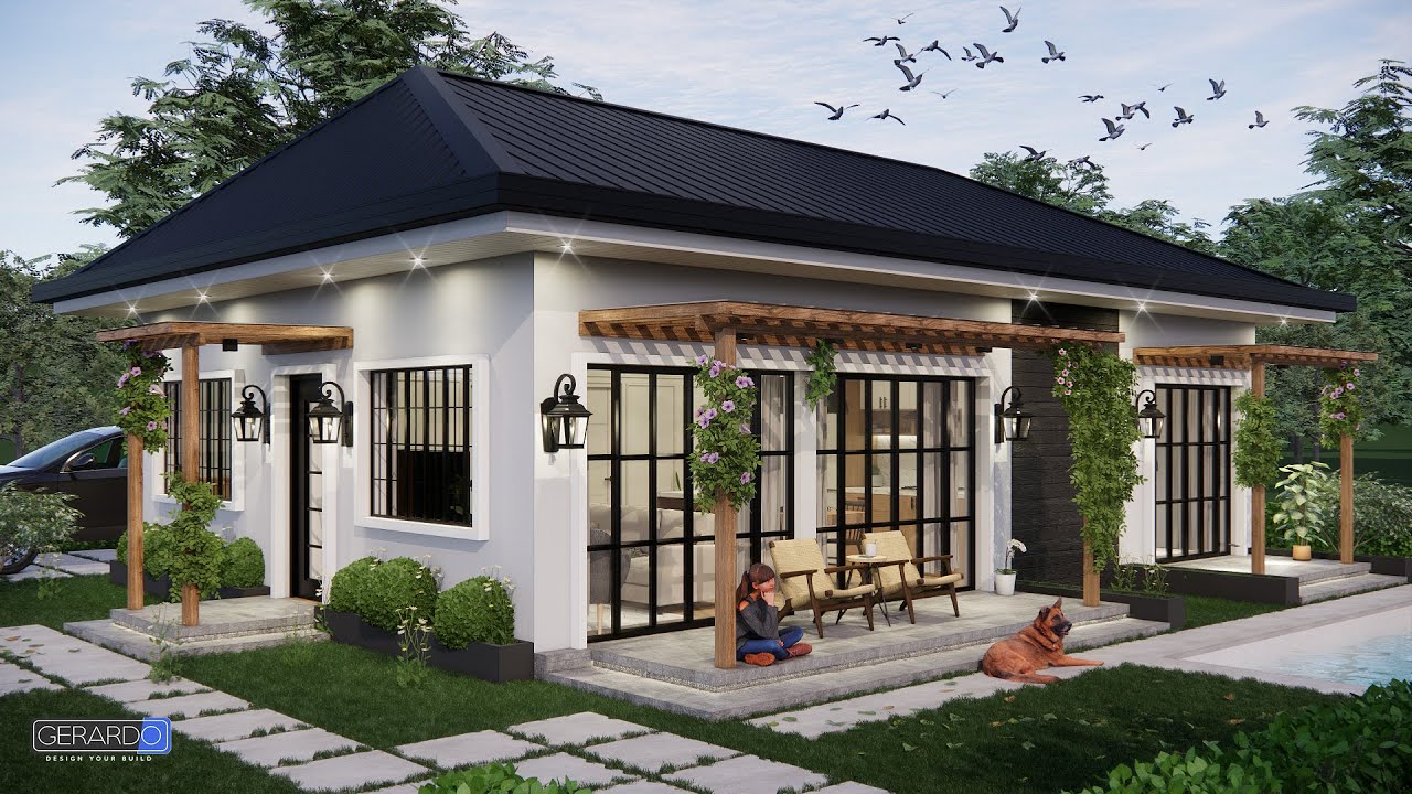 Cozy Beautiful House with Swimming Pool | 3 Bedroom Farmhouse Bungalow | 88sqm (947 sqft)