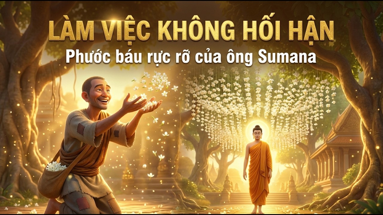 Tích Truyện Pháp Cú 68: Người Thợ Kết Hoa Sumana Và Bài Học Làm Việc Thiện Không Hối Hận | Trạm Tĩnh