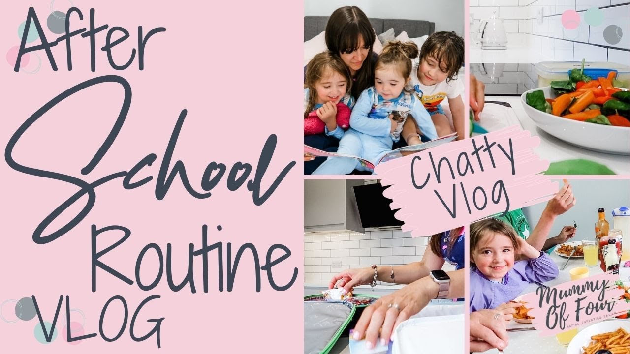 SCHOOL NIGHT TIME ROUTINES CHATTY VLOG | BACK TO SCHOOL ORGANISATION TIPS & HACKS | MUMMY OF FOUR UK