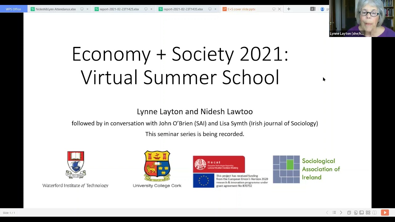 E&S '21 - Lynne Layton and Nidesh Lawtoo
