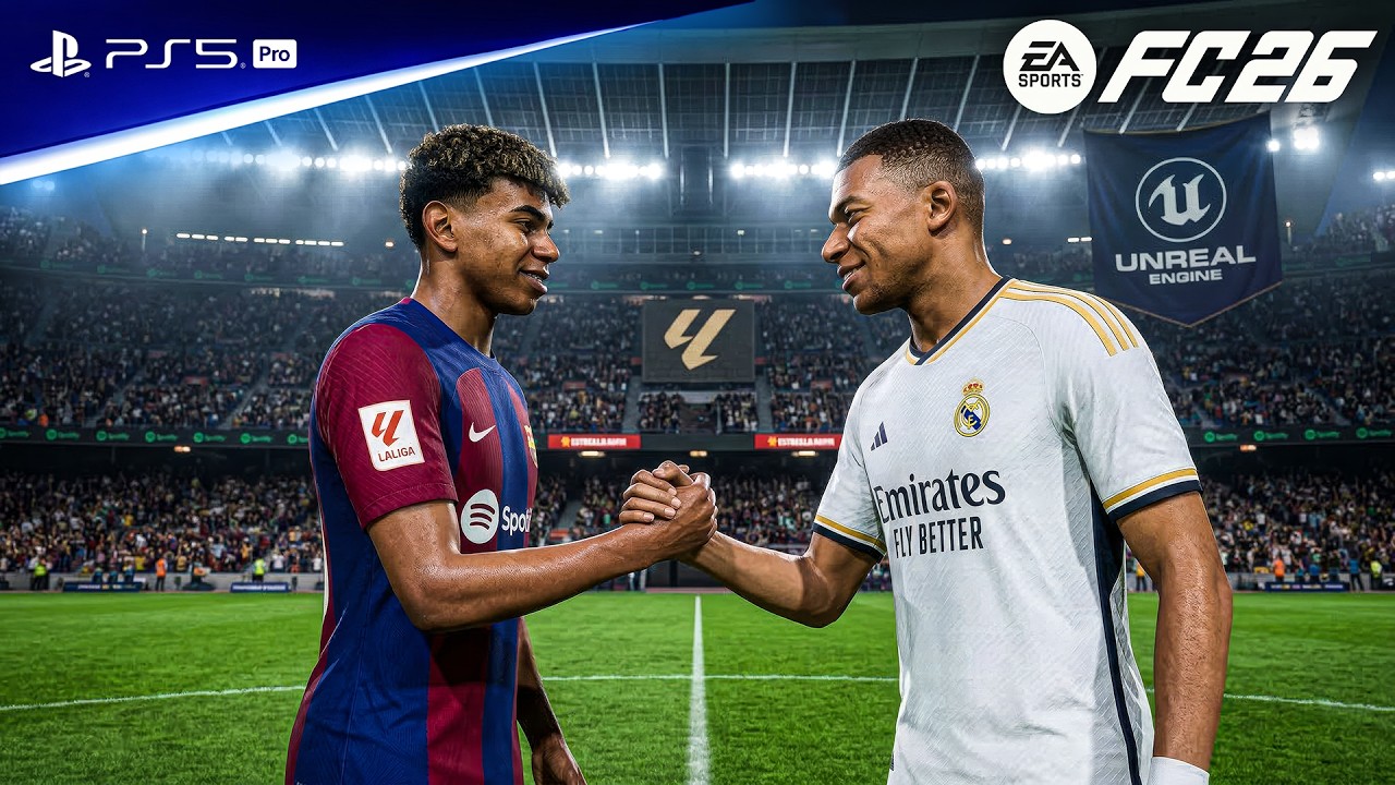 FC 26 - Барселона против Реал Мадрид Ft. Ямал, Мбаппе, Ла Лига 25/26 Полный матч | PS5™ Про [4K60]