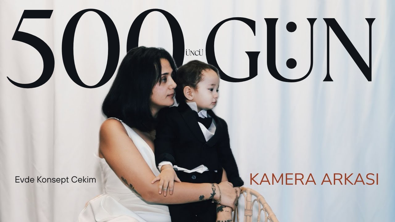 Bebeğimin  500. Günü Konsept Çekimini kendim yaptım Nasil olmus ? | Zaman Uçup Gidiyor