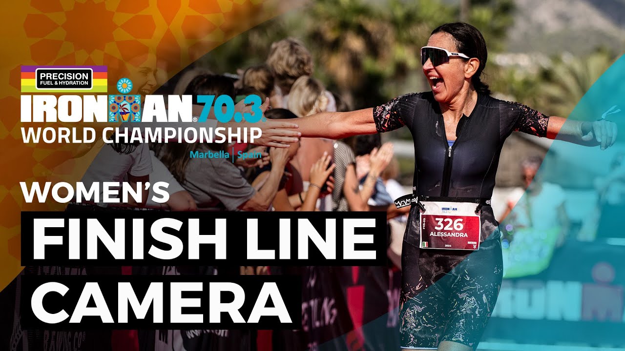 AG Women Finish Line Cam | 2025 Precision Fuel & Hydration IRONMAN 70.3 World Championship Marbella