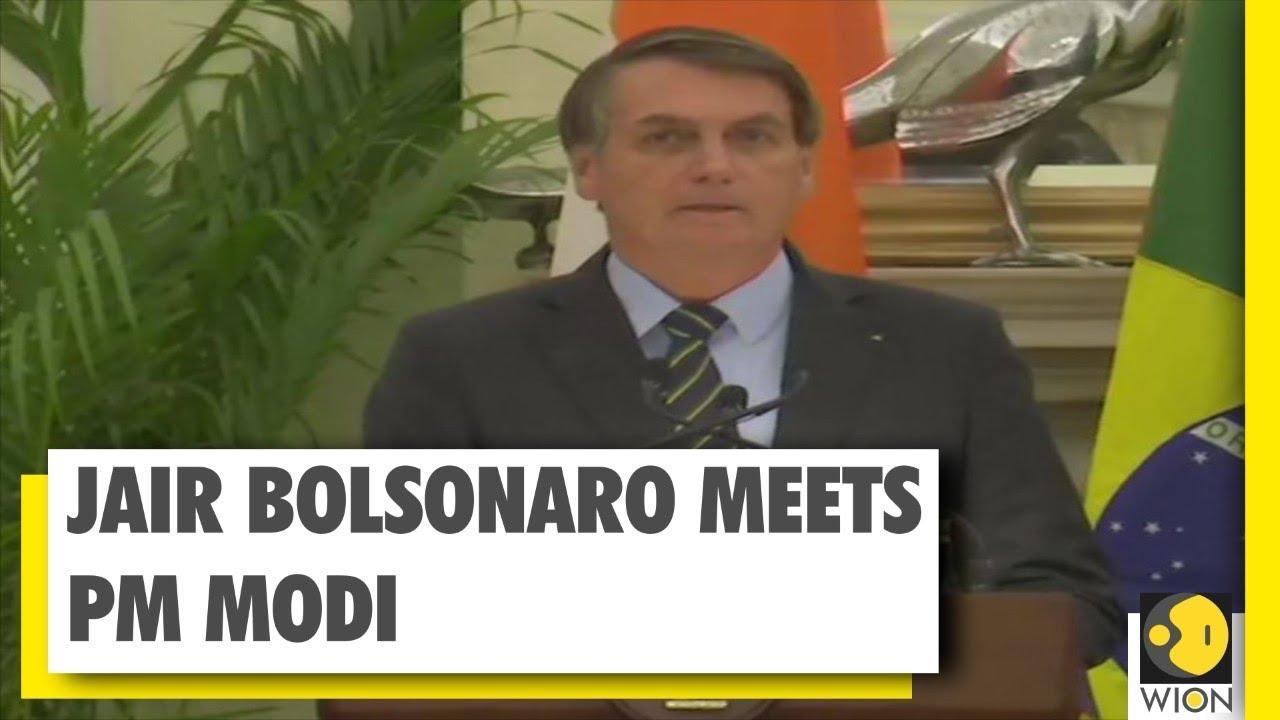 Brazilian President Jair Bolsonaro arrives on 4-day India visit, meets PM Modi