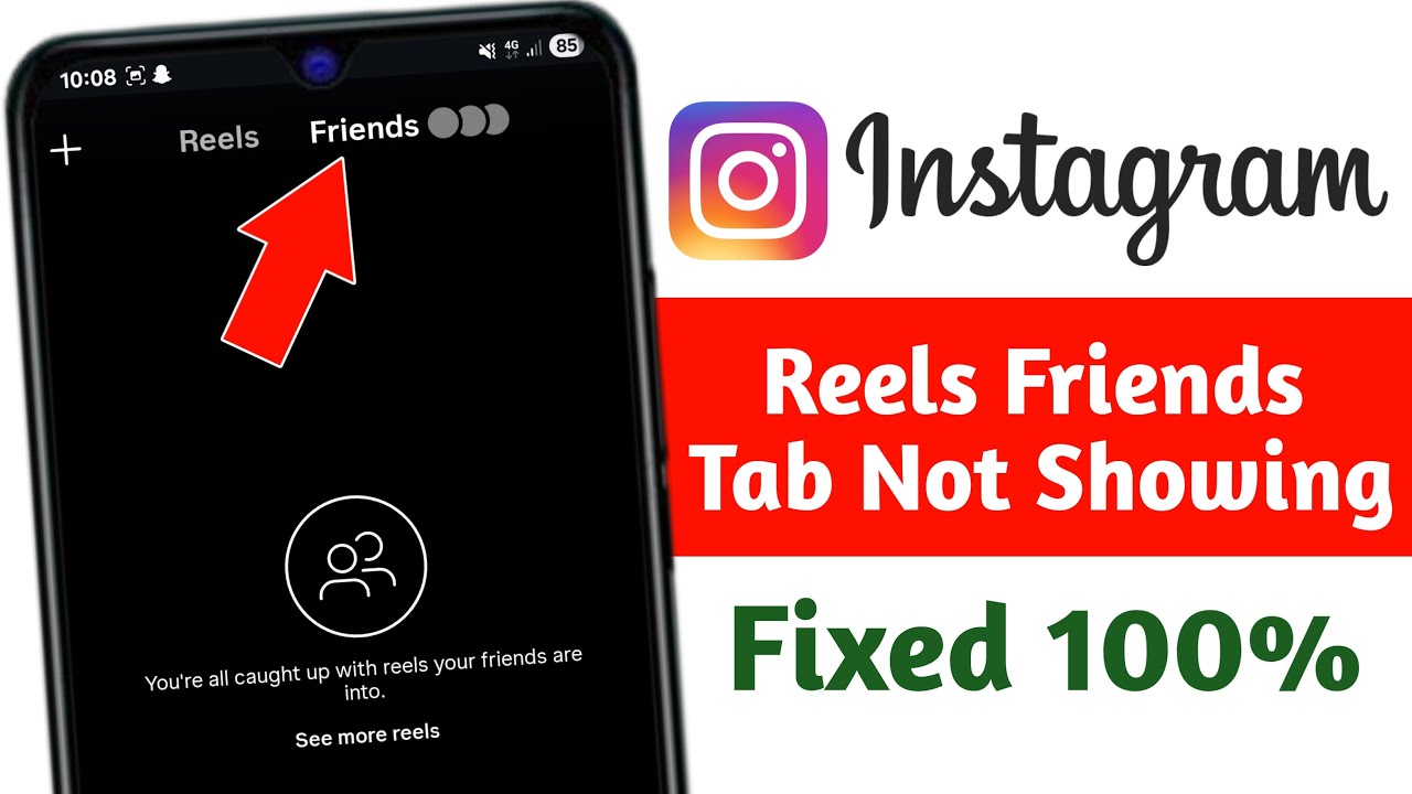 How to Fix Instagram Reels Friends Tab Not Showing || Instagram Reels Liked by Friends Not Showing