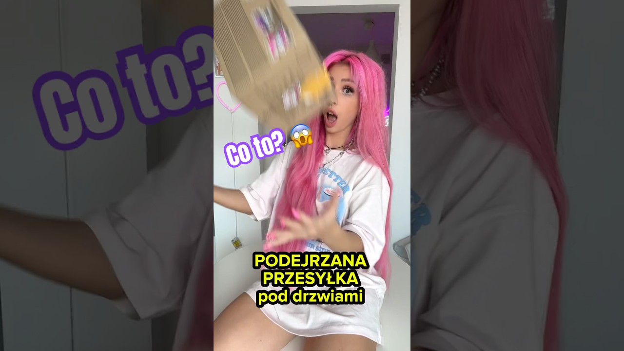 PODEJRZANA PRZESYŁKA pod drzwiami?! 📦😱 #otwieramy #otwieranie #unboxing #paczka #niespodzianka