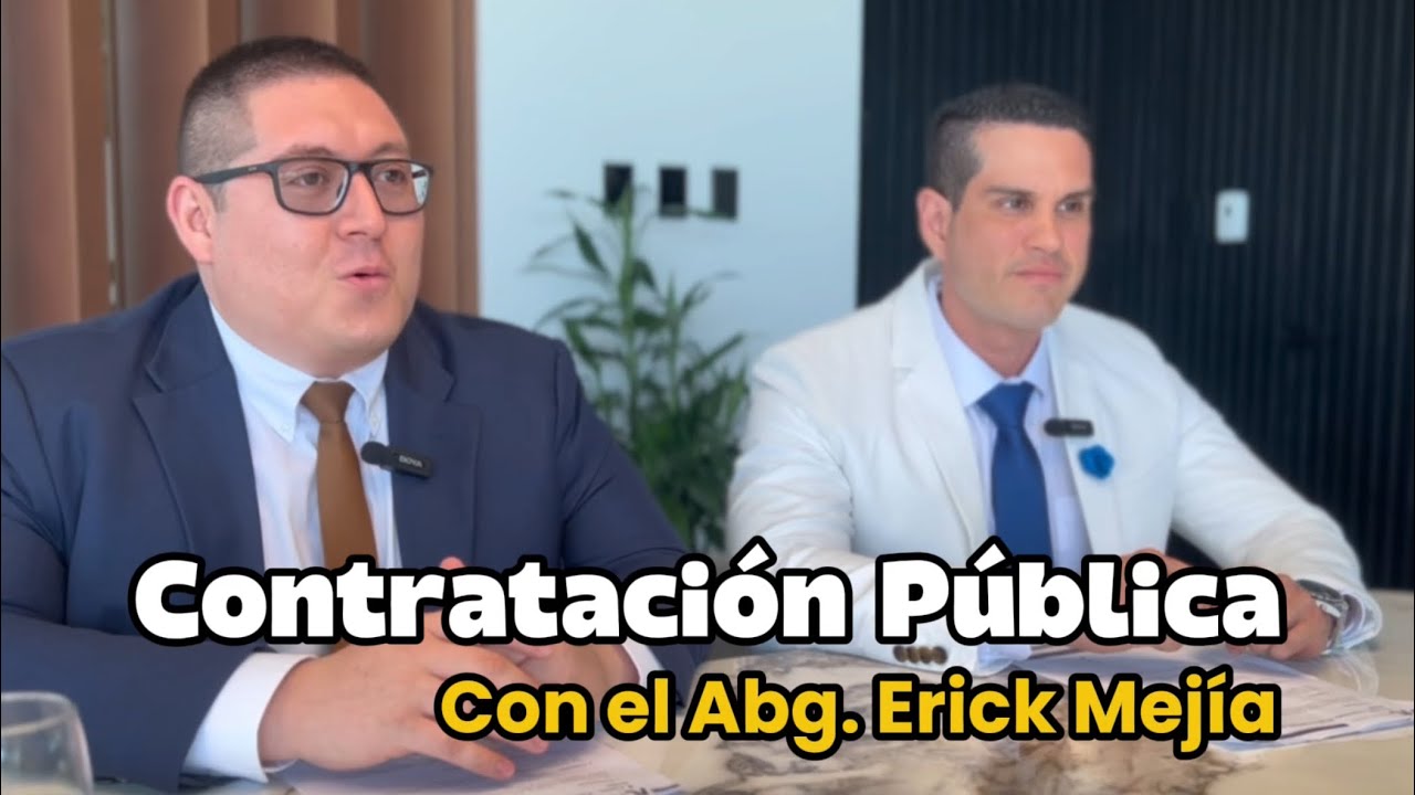 Contratación pública: Mitos y Reglas con Ab Erick Mejia 🇪🇨