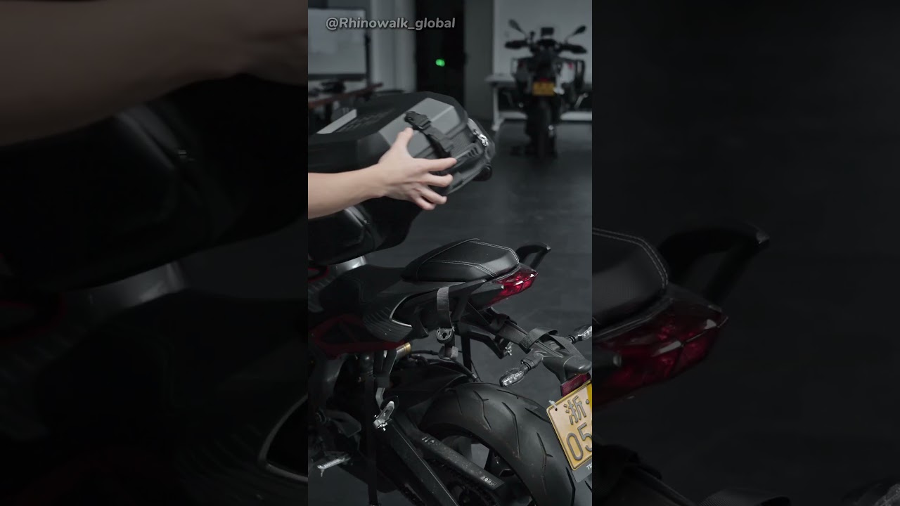 🏍️ Водонепроницаемая жёсткая сумка-кошелек для мотоцикла 💪 | Вместительный багажник на заднее сид...