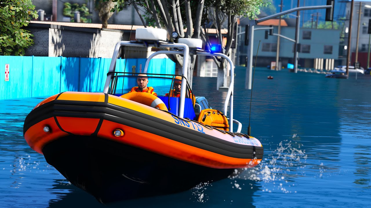 [GTA 5] LES SAUVETEURS EN MER INTERVIENNENT APRÈS UN TSUNAMI | SNSM