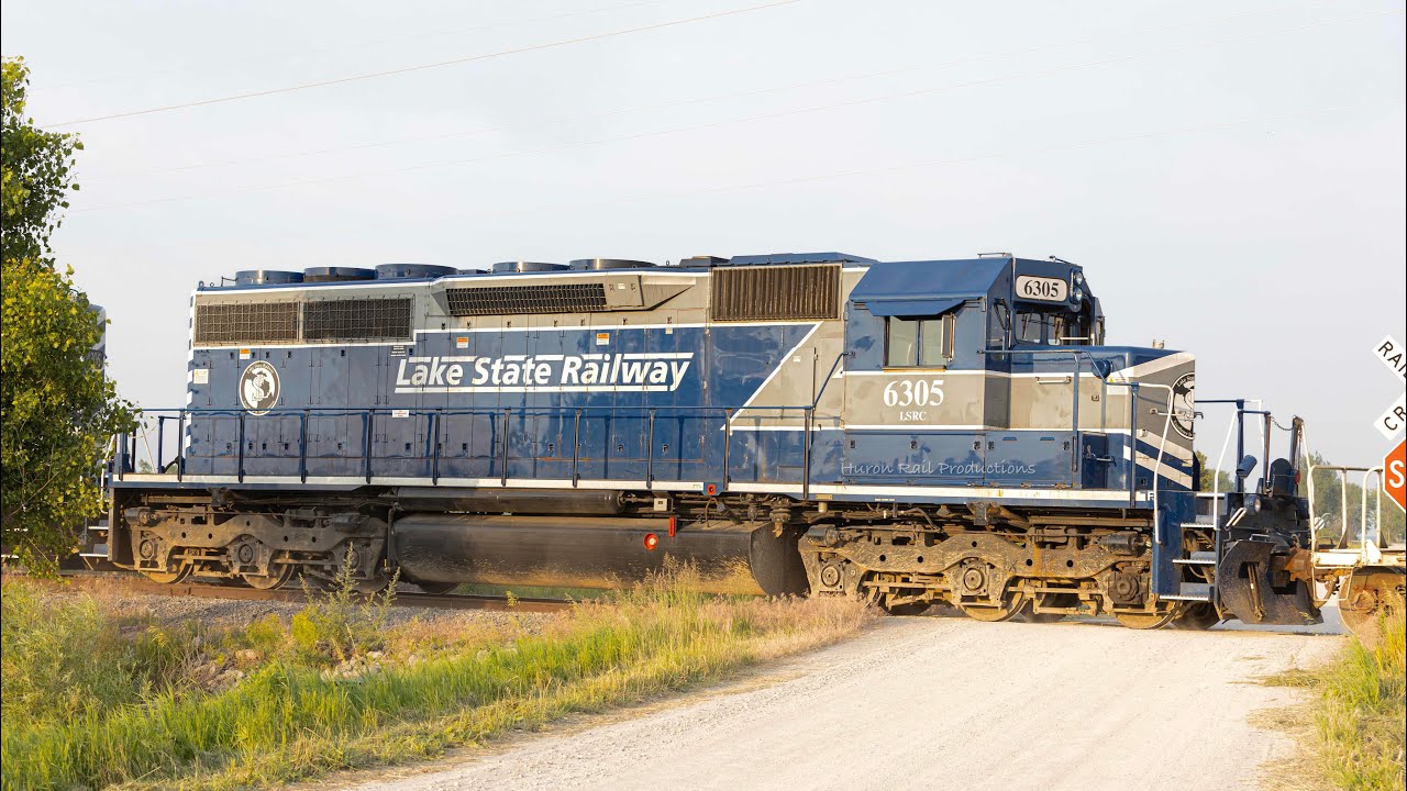 The First Six Axle Locomotive on the LSRC Huron Sub, Pinconning to Alpena on June 17th, 2024