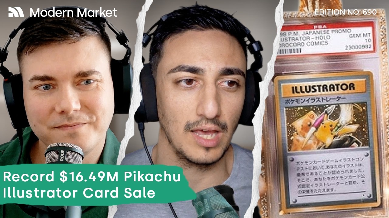 Record $16.49M Pikachu Illustrator Card Sale