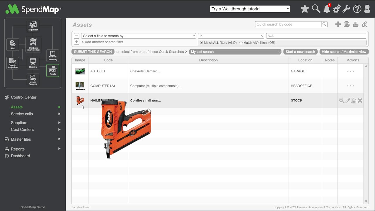 Asset Management Software Demo v16
