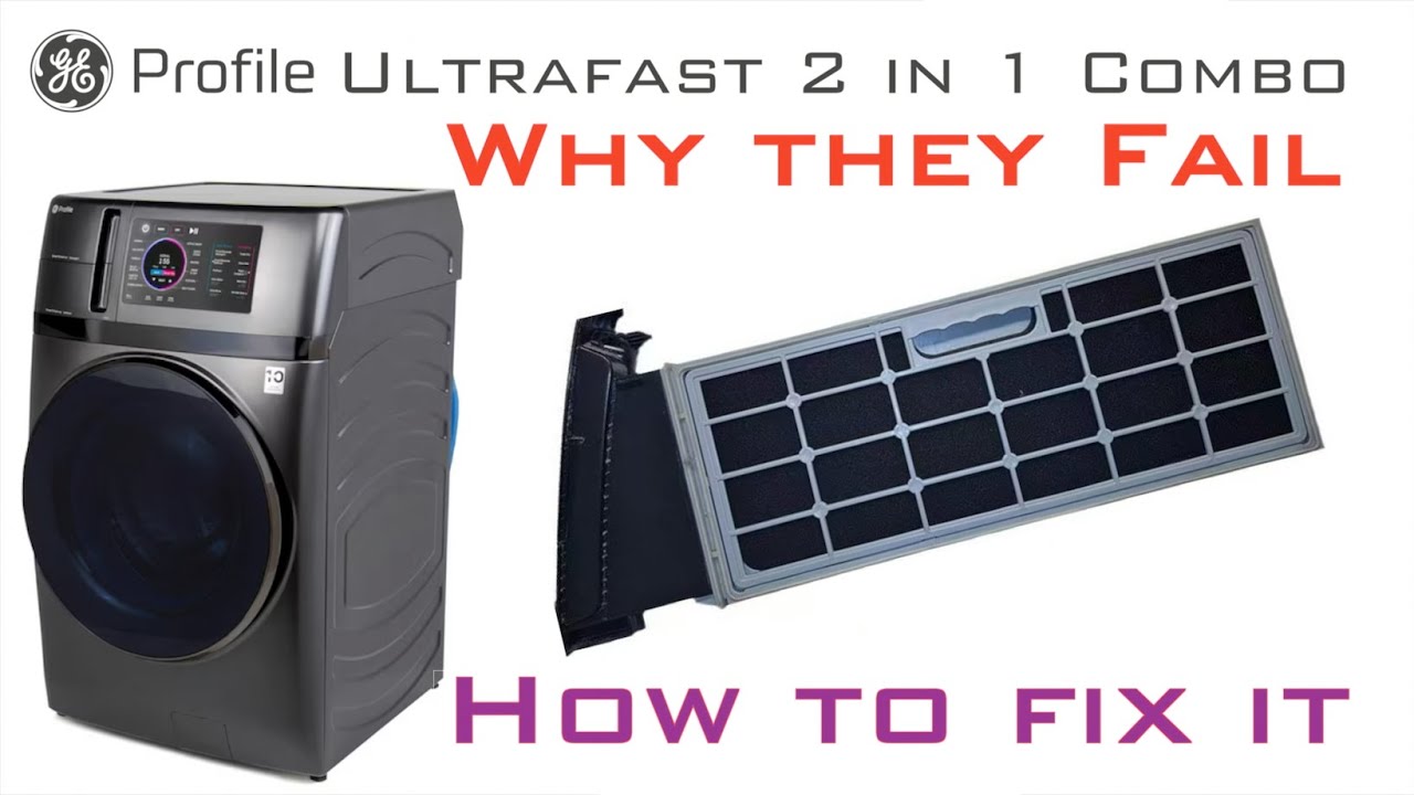 Стирально-сушильная машина GE Profile Ultrafast 2-в-1 Combo — почему она выходит из строя и как э...