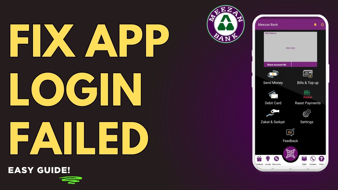 How To Fix Meezan Bank App Login Failed