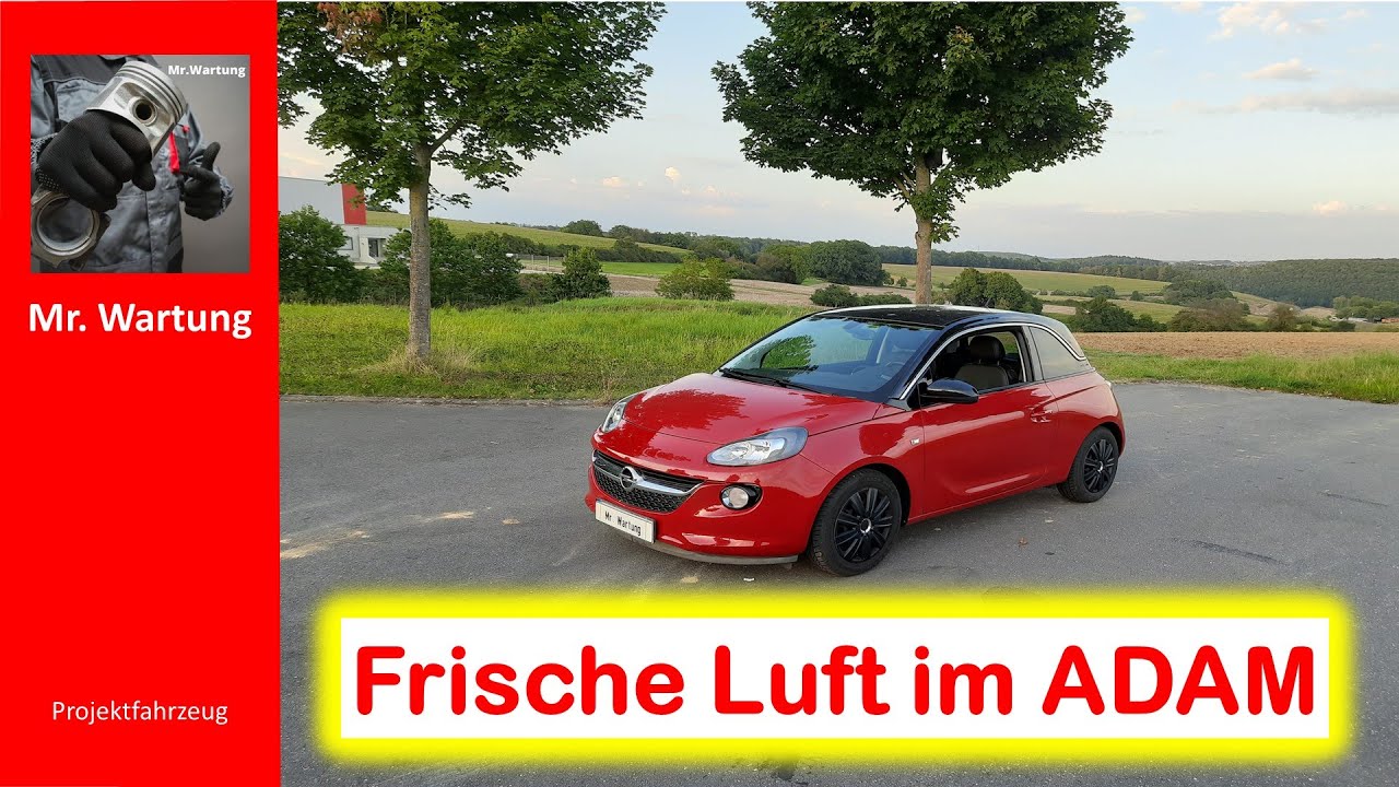 Opel Adam Pollenfilter Innenraumfilter wechseln - Inspektion Teil 4 - Mr. Wartung