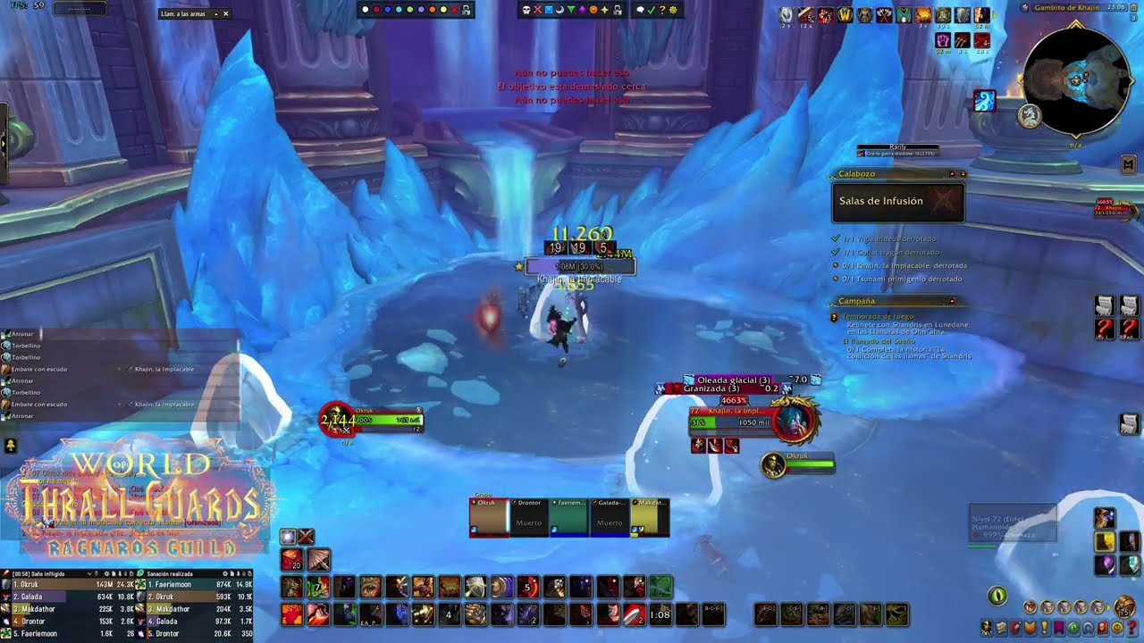 Estanque de Vida Rubi y Salas de Infusion Hero Warrior Tank